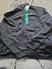 PUMA Womens Tracksuit Tricot Jacket ExLarge Black New
