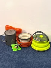 Sea To Summit, Toaks, BRS Camp Cooking Kit / Lot $180 value See pics and details