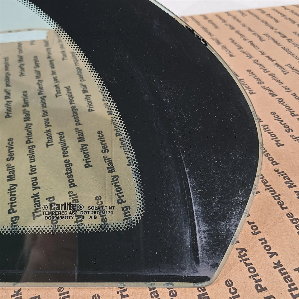 Cuarto de cristal trasero izquierdo fabricante original Aa7362 99-04 Ford Mustang cupé conductor Foto 3 de 4