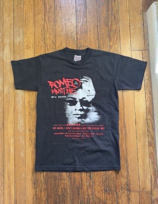 Romeo Must Die movie shirt M DMX Aaliyah Soundtrack Unofficial Promo Vintage