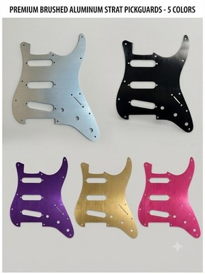 Stratocaster SSS Aluminum Guitar Pickguard