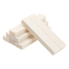 8Pcs Guitar Nuts Blank Guitar Bone 52x6x10mm Compatible with Electric, Acoust...