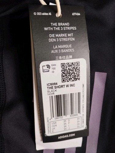 Adidas Aeroready Cycling Leggings Shorts 3X Padded IC5084 Black NWTs rrp £85 - Picture 4 of 7