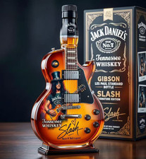 Guitar Shaped Bottle Tennessee Whiskey Bottle Rock Style Glass Decanter New