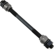 Gold Steel Bicycle axle 154mm/6.06inch Multi-Speed Front hub axle 3/8inch Bicycl