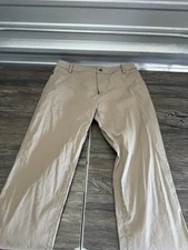 Bird Dogs Pants Mens 32x34 Beige Tan Golf Boomstick Chino Tousers
