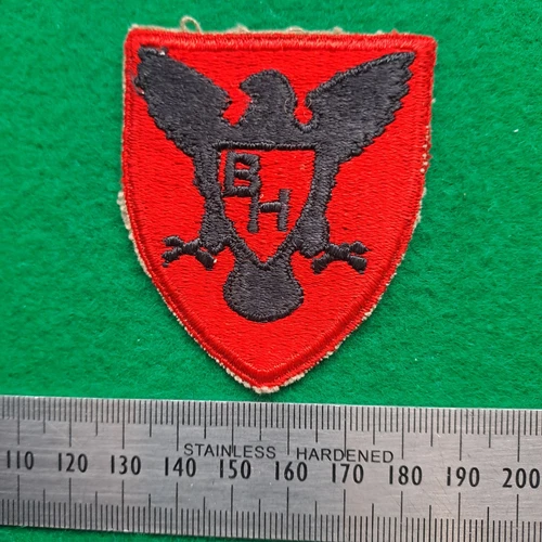 WW2 US United States Army 86th Infantry Division Patch Badge Black Hawk Division