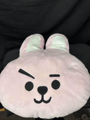 Squish mellow BT21 BTS Kpop Jungkook Cooky Character Head Pillow Travel Cushion