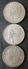 1880, 1881, and 1904 O $1 Morgan Silver Dollars