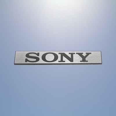 SONY Emblem Ersatz Badge ASK Logo Aufkleber Sticker Plate Aufkleber Bravia