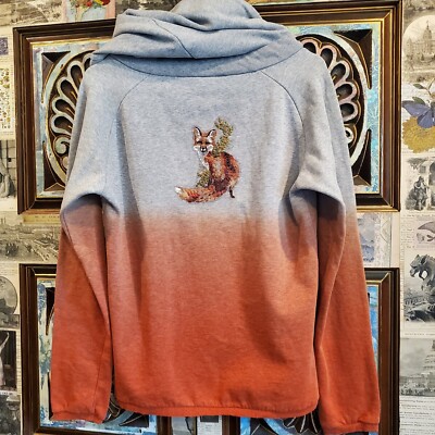 Monster Energy Fox Buzo Hand Embroidered Fox Hoodie