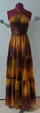 Zara Orange Tie-Dye Print Dress Size S RRP £55.99