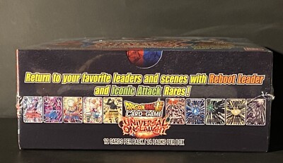 dbz universal onslaught booster box DBS-B09 Universal Onslaught Booster Box (2020) main image 1