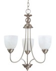 Sea Gull Lemont 3-Light 20 inch Chandelier, Brushed Nickel, 31316-965