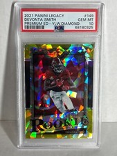 2021 PANINI LEGACY DEVONTA SMITH YELLOW DIAMOND /25 ROOKIE EAGLES PSA 10 POP 1