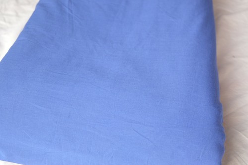 Print_002 Solid Plain Cotton Indian Light Weight Blue Fabric Craft 2.5 Yard.. - Picture 6 of 12