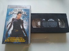 Tomb Raider Lara Croft Angelina Jolie 2002 - VHS Tape Spanish