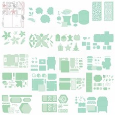 3D Gift Box Basket Metal Cutting Dies Scrapbooking Embossing Stencil DIY Crafts