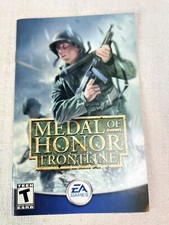 Medal of Honor Frontline PS2 MANUAL ONLY Authentic Original
