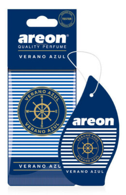 Lufterfrischer Autoduft Parfüm in Verano Azul 10x Original Areon Duftbaum
