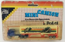 POLISTIL CAMION CON RIMORCHIO MOBIL DIECAST VINTAGE 1985 NEW IN BOX