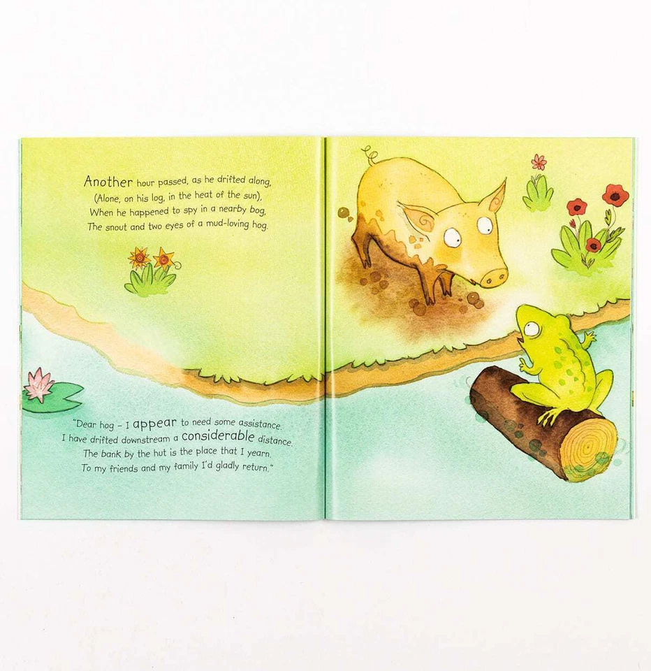 Bedtime Story & Picture Book Frog On The Log Animal Childrens Reading. - Image 3 of 4