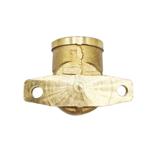 Wall Mounted Brass Elbow Pipe Fitting Connection Back Plate Backplate FxF 1/2" - Picture 3 of 3
