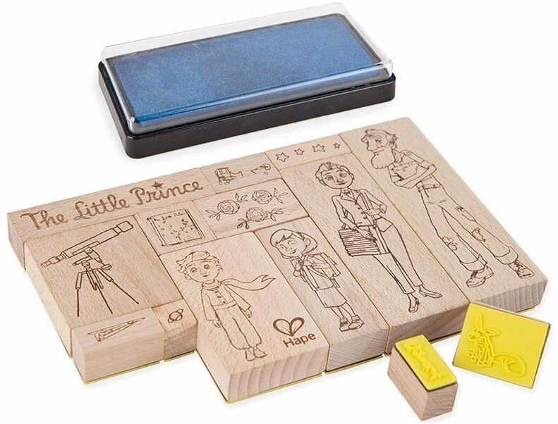 HAPE THE LITTLE PRINCE STAMPS TIMBRI IN LEGNO - Immagine 2 di 3