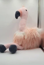 Hugfun 42" Plush Pink Jungle Flamingo Fluffy Plush Sitting Great Condition