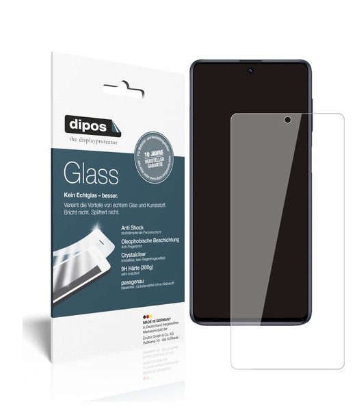 2X Schutzfolie FüR Samsung Galaxy F62 - Anti-Shock 9H Folie Dipos Glass-image