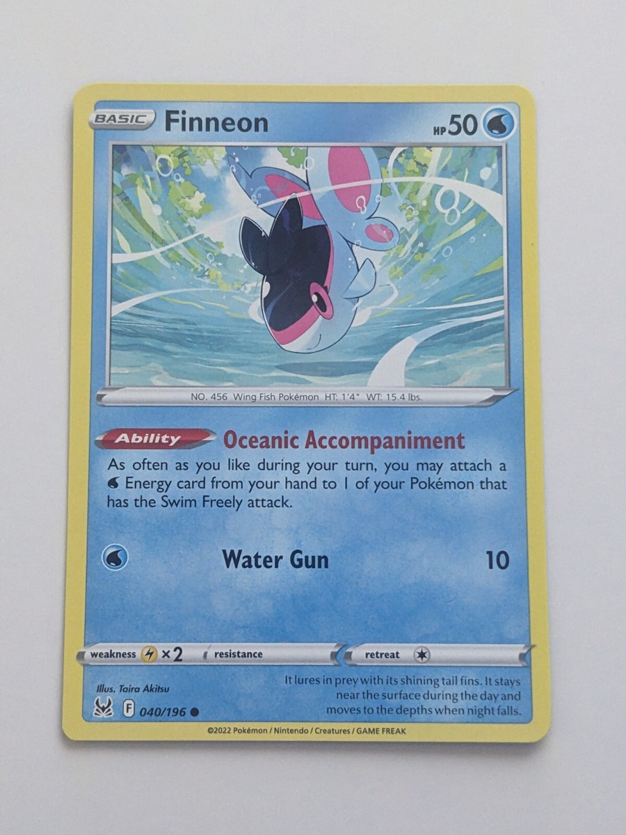 Finneon 040/196 - 2022 Pokemon TCG - Lost Origin Common | eBay