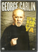 GEORGE CARLIN: It's Bad for Ya' (DVD 1969/2007/2008)