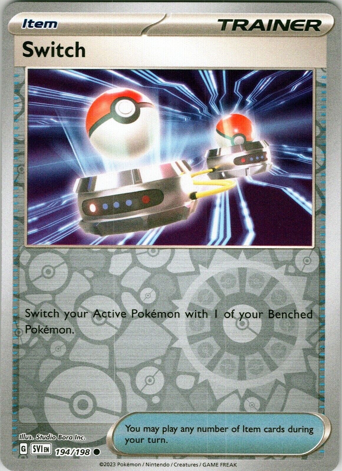 Pokémon -  Switch - 194/198 - Reverse Holo -  Scarlet & Violet  - NM/M