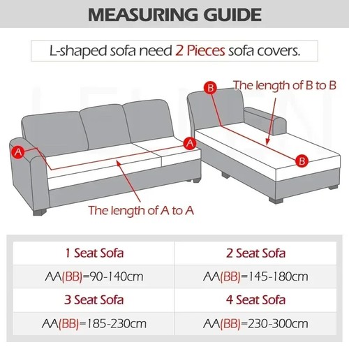 Dicker Samt-Sofabezug, elastisch, 1/2-Sitzer, L-förmige Couch, Wohnzimmer - Bild 3 von 27