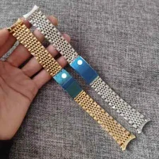 Beads Of Rice 18 19 20mm Curved End Watch Band For Vintage Seamaster Bracelet