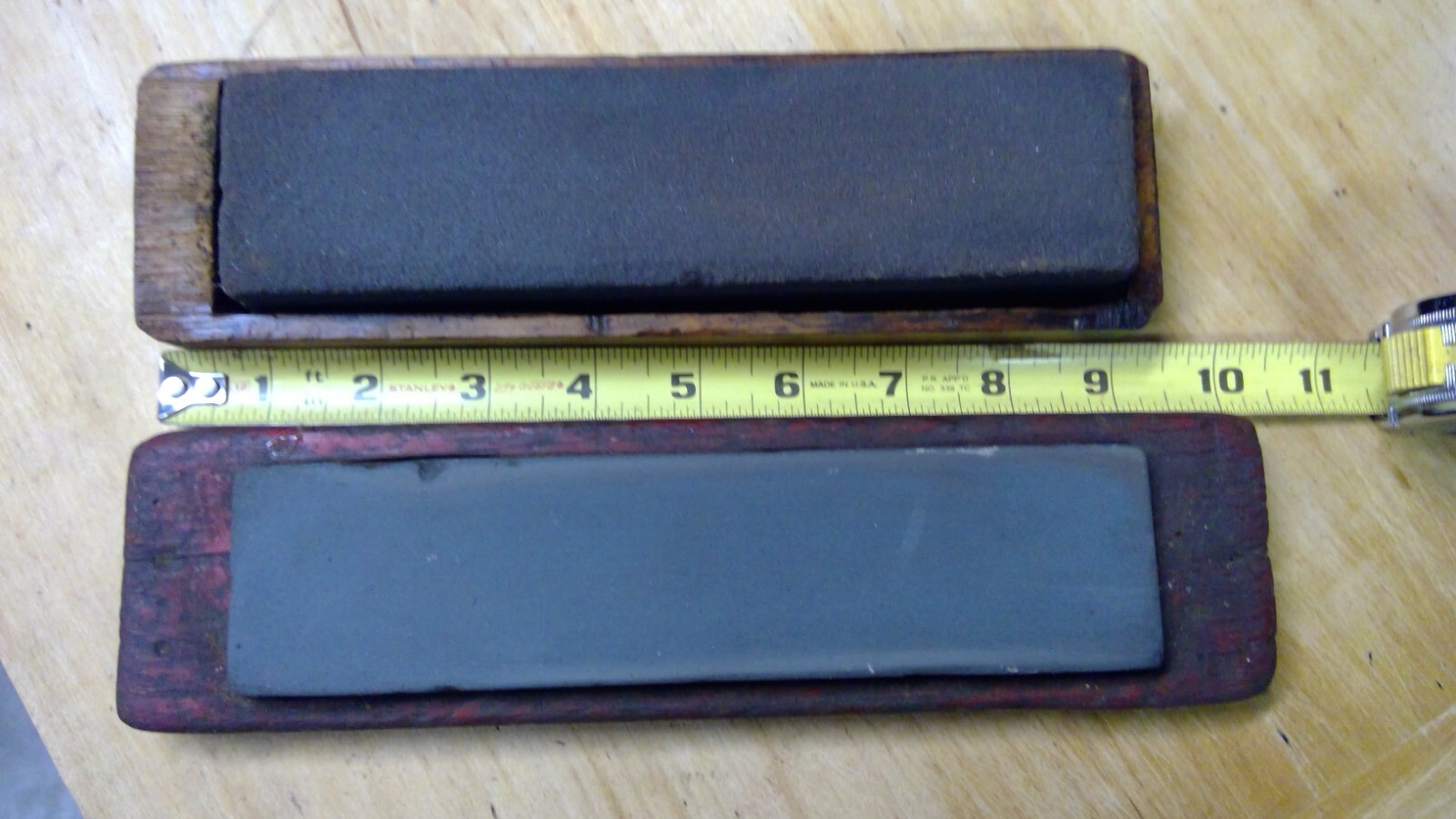 2 Vintage Oilstone sharpening stones eBay