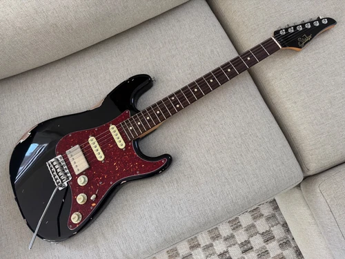 Suhr Custom Classic S Antique - Black Guitar # 3347