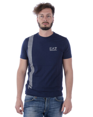 Emporio Armani EA7 T-Shirt Sweatshirt Man Blue 3ZPT70PJ02Z 1554 Sz M MAKE OFFER