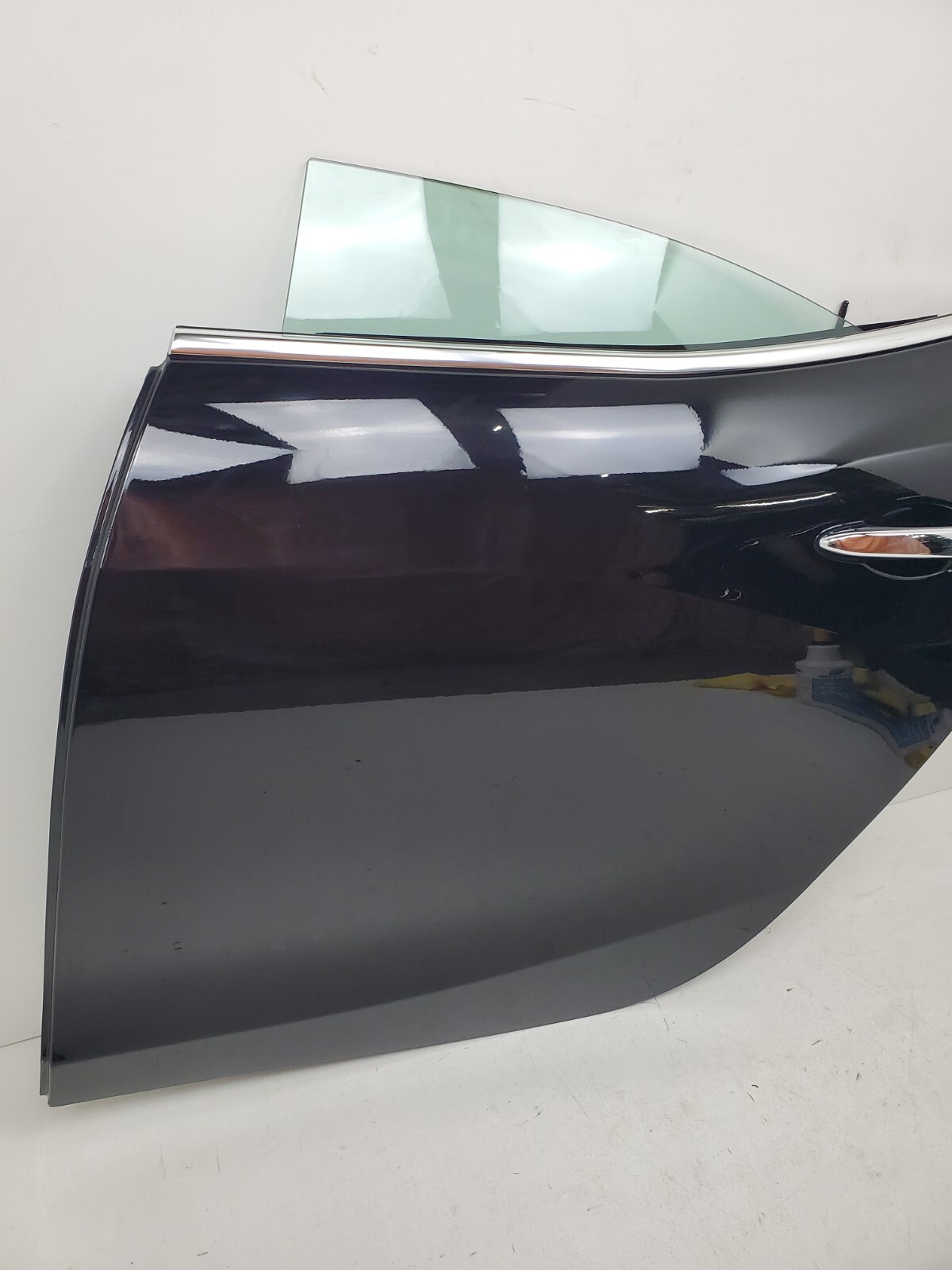 2014-2024 MASERATI GHIBLI SQ4 REAR LEFT DOOR SHELL W HANDLE SPEAKER 820 BLACK