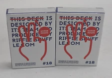 2 Decks Hyper Neon Playing Cards Poker Size Deck USPCC Custom Riffle Shuffle