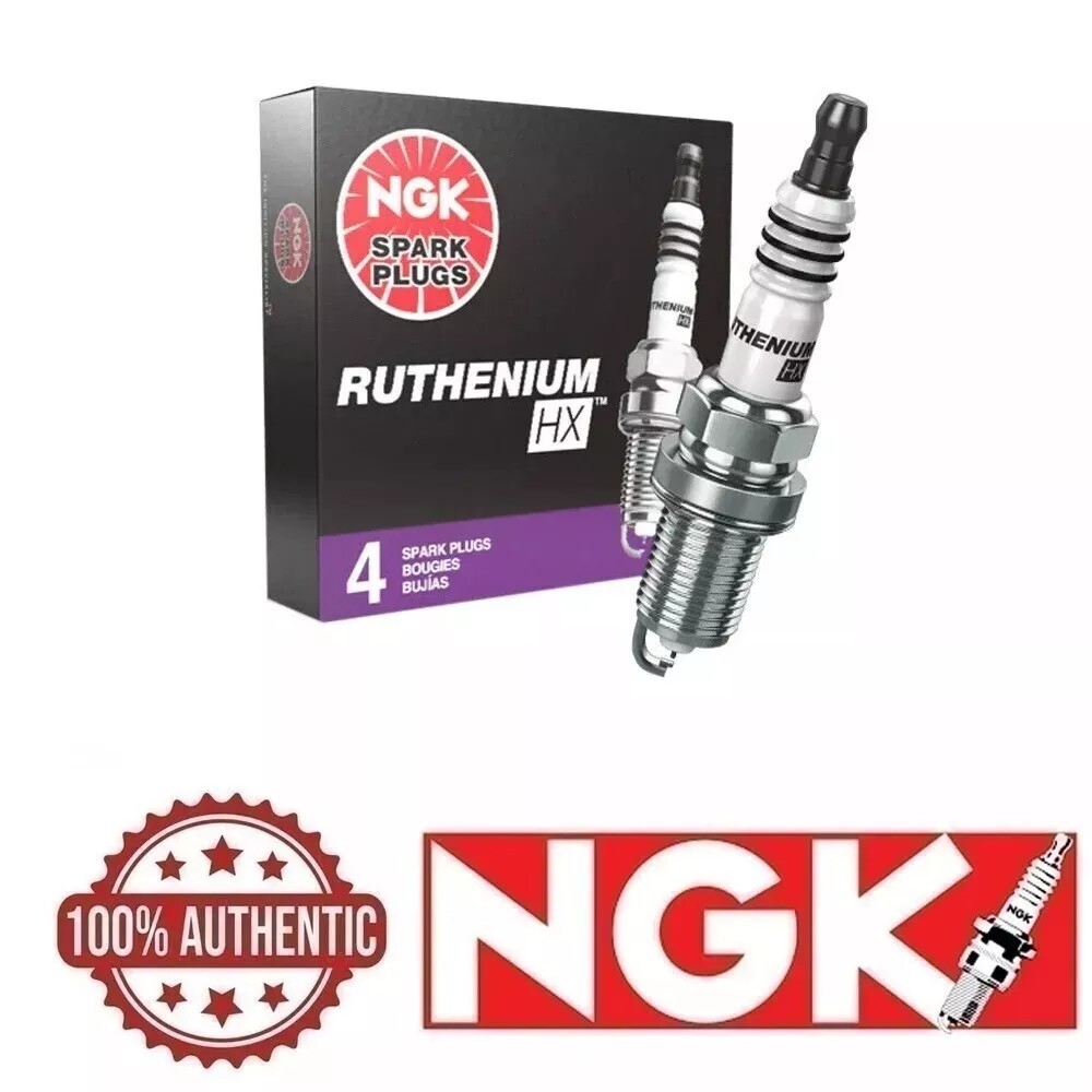 NGK RUTHENIUM HX Spark Plugs LFER7BHX 95125 Set of 4