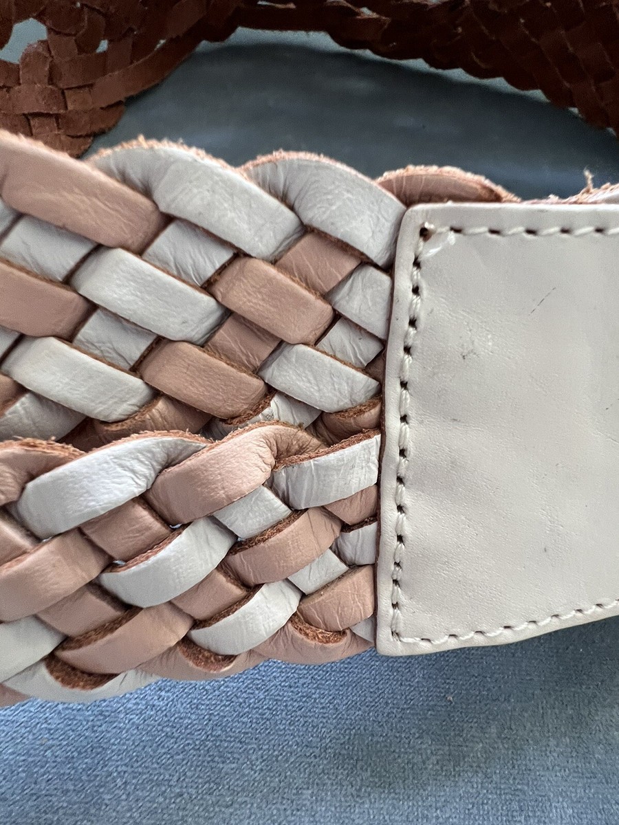 Lina Pelle Braided Tassel Leather Belt Medium | eBay display picture 3