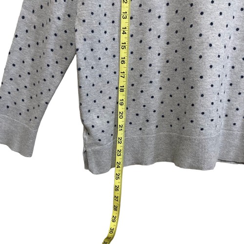 Style & Co Knit Sweater Top Womens Size Large Polka Dot Basic Crew Pullover - Picture 6 of 9