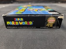 Super Mario World Player Choice Super Nintendo SNES Complete Box CIB Near Mint