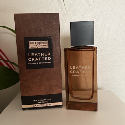 BATH & BODY WORKS ~ LEATHER CRAFTED COLOGNE ~ 3.4 OZ ~ New