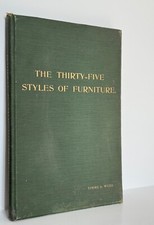 Antique book The Thirty-Five Styles of Furniture Timms & Webb 1904 HB home decor