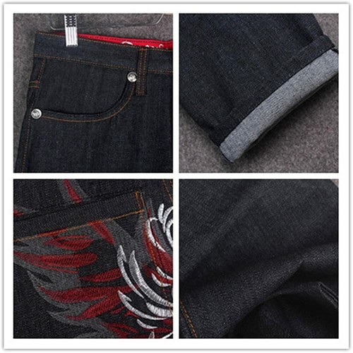 ruiatoo jeans baggy skateboard pants