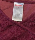 ❤️ Gymboree Family, Portrait Line: Girl Burgundy Lace Velour Dress Size 5 — photo 3