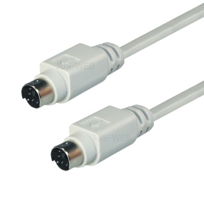 PS2 Tastatur- und Maus Kabel 6 pol. MINI DIN 5 m Anschlusskabel
