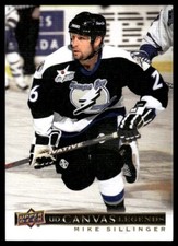 2020-21 SP Signature Edition Legends UD Canvas Mike Sillinger Tampa Bay